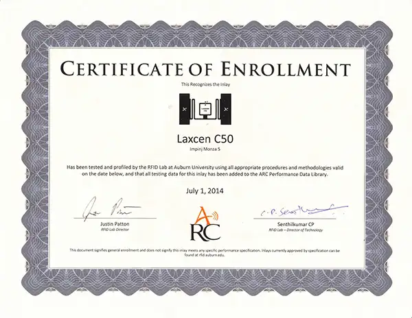 ARC-Certificate-C50